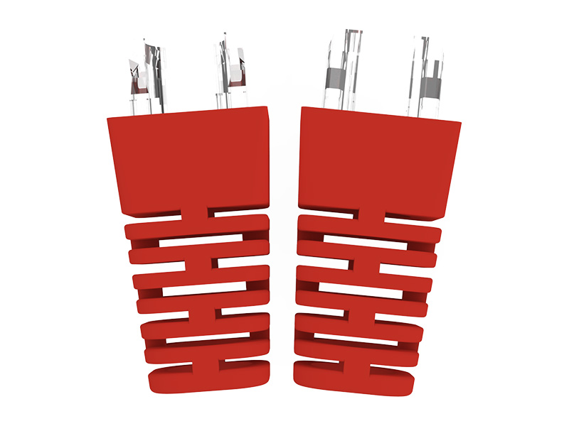 02-107-008 PC+PVC RJ45 Odlehčení tahu 02-107-008 PC+PVC RJ45 Odlehčení tahu