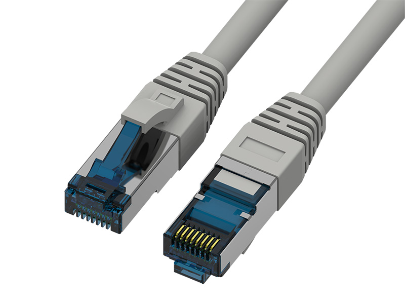 Stíněný S/FTP CAT.6 antibakteriální patch kabel