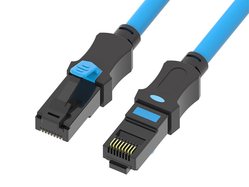 Nestíněný dvoubarevný propojovací kabel U/UTP CAT.6A
